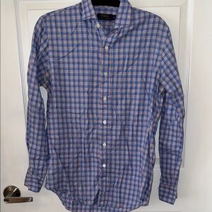 Polo by Ralph Lauren Men's Blue Plaid Shirt